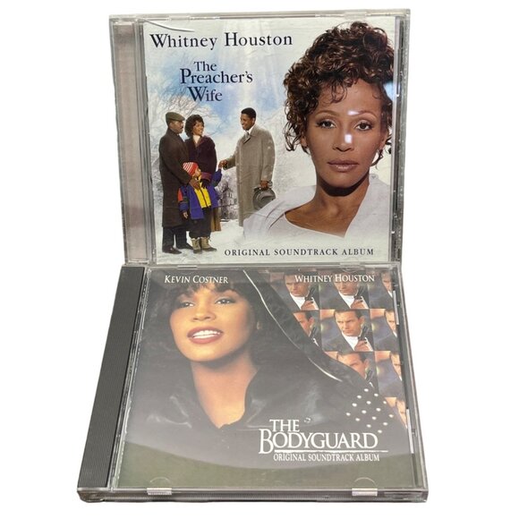 Whitney Houston Lot of 2 Movie Soundtracks CD The Preachers Wife & Bodyguard - Picture 8 of 8